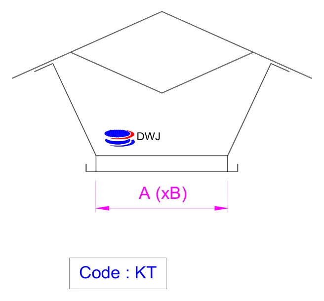 Dimension drawing Cowls